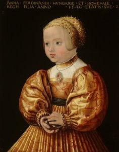 Portret Anny Austriackiej w wieku 2 lat, 1530