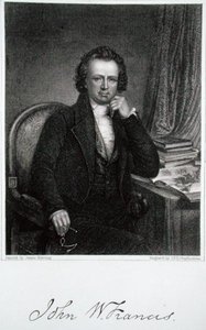 John W. Francis (1778-1861), ryty przez Jana Franciszka Eugene Prud