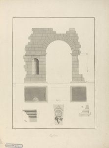 Brama wjazdowa, Zaghouan (pióro i atrament z praniem na papierze) autorstwa James 1730 94 Bruce