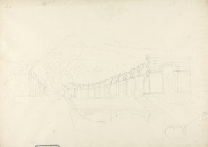 Świątynia nad Wiosną w Zaghouan (grafit na papierze) autorstwa James 1730 94 Bruce