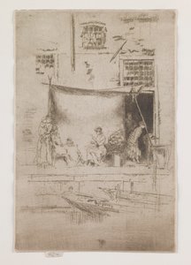 Stragan z owocami autorstwa James Abbott McNeill Whistler