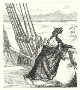 Heksametry nadmorskie (grawerowanie) autorstwa James Abbott McNeill (after) Whistler