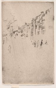Fragment Piccadilly. autorstwa James Abbott McNeill Whistler