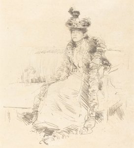 Siedząca dama, 1893. autorstwa James Abbott McNeill Whistler