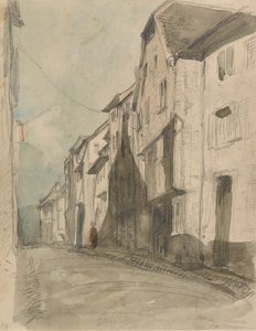 Ulica w Saverne, 1858. autorstwa James Abbott McNeill Whistler