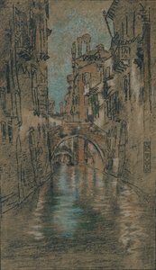 Kanał wenecki, ok. 1880 r. autorstwa James Abbott McNeill Whistler