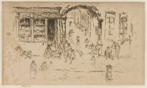 Archway, Bruksela autorstwa James Abbott McNeill Whistler