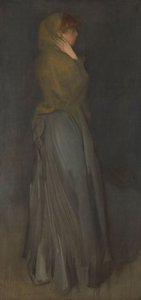 „Układ w kolorze żółtym i szarym”: Effie Deans, ok. 1876-78