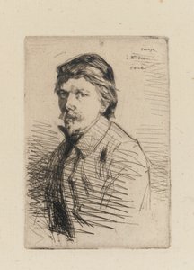 Auguste Delatre, 1858. autorstwa James Abbott McNeill Whistler