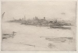 Battersea: Świt. autorstwa James Abbott McNeill Whistler