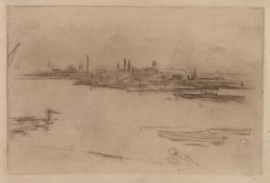 Poranek Battersea, 1875. autorstwa James Abbott McNeill Whistler