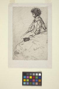Bibi Lalouette (akwaforta) autorstwa James Abbott McNeill Whistler