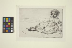 Bibi Valentin (akwaforta) autorstwa James Abbott McNeill Whistler