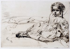 Bibi Valentin autorstwa James Abbott McNeill Whistler