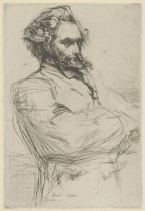 Portret Droueta autorstwa James Abbott McNeill Whistler