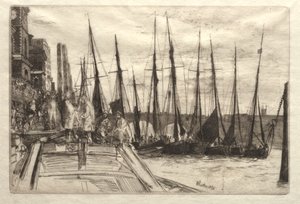 Billingsgate, 1859. autorstwa James Abbott McNeill Whistler