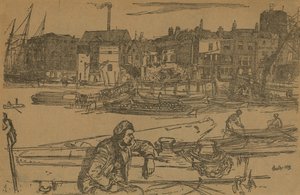 Nabrzeże Czarnego Lwa autorstwa James Abbott McNeill Whistler