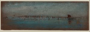 Blue and Silver - Wyspy, Wenecja, 1879-80 (pastel na brązowym papierze) autorstwa James Abbott McNeill Whistler