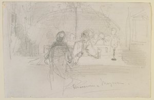 Browar w Moguncji, 1858. autorstwa James Abbott McNeill Whistler
