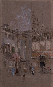 Campanile Santa Margherita, 1879-80 autorstwa James Abbott McNeill Whistler