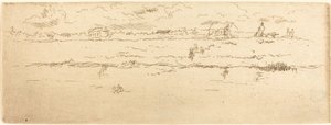 Kanał, Ostenda, 1887. autorstwa James Abbott McNeill Whistler