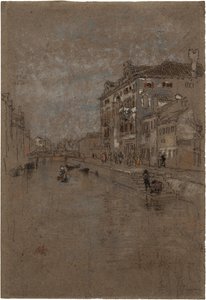 Kanał w Wenecji (magazyn tytoniu) autorstwa James Abbott McNeill Whistler