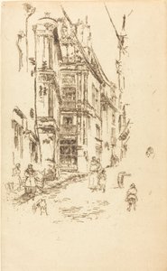 Kancelaria, Loches, 1888. autorstwa James Abbott McNeill Whistler