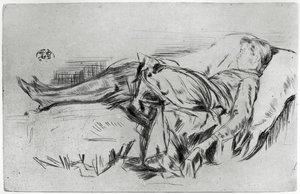Dziecko na kanapie, XIX w. 1904. autorstwa James Abbott McNeill Whistler