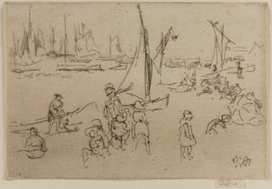 Dzieci, Portsmouth, 1887. autorstwa James Abbott McNeill Whistler