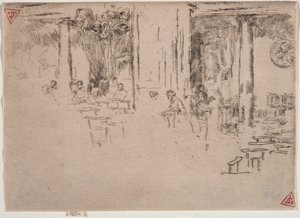 Kościół w Brukseli. autorstwa James Abbott McNeill Whistler