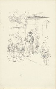 Zaufanie w ogrodzie autorstwa James Abbott McNeill Whistler