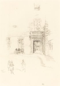 Dziedziniec szpitala Chelsea, 1888. autorstwa James Abbott McNeill Whistler