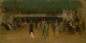 Ogrody Cremorne, nr 2, ca. 1870-80. autorstwa James Abbott McNeill Whistler