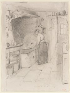 Kuchnia Lutzelbourg, 1858. autorstwa James Abbott McNeill Whistler
