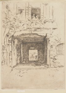 Drzwi i winorośl, 1879-1880. autorstwa James Abbott McNeill Whistler