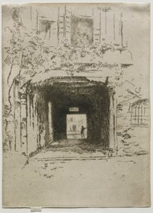 Drzwi i winorośl, 1886. autorstwa James Abbott McNeill Whistler