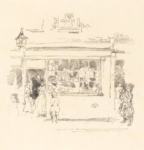 Szmaty Drury Lane, 1888. autorstwa James Abbott McNeill Whistler