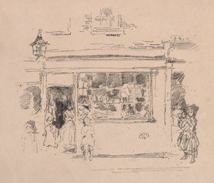Szmaty Drury Lane, 1888. autorstwa James Abbott McNeill Whistler