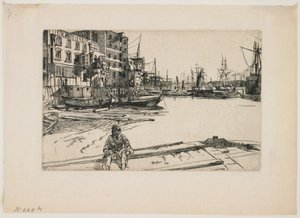 Nabrzeże Orła autorstwa James Abbott McNeill Whistler
