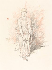 Studium postaci w kolorach, 1890. autorstwa James Abbott McNeill Whistler