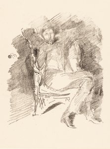 Światło ognia: Joseph Pennell nr 1 autorstwa James Abbott McNeill Whistler