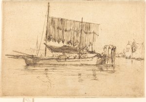 Łódź rybacka, 1880. autorstwa James Abbott McNeill Whistler