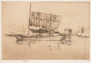 Łódź rybacka z drugiej serii weneckiej autorstwa James Abbott McNeill Whistler