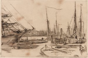 Z Billingsgate, 1878. autorstwa James Abbott McNeill Whistler