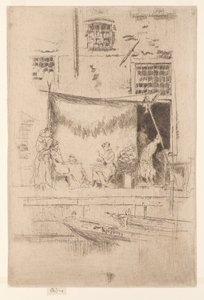 Stragan z owocami autorstwa James Abbott McNeill Whistler