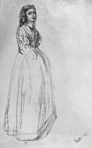 Komiksy, stojący 1859 1904. autorstwa James Abbott McNeill Whistler