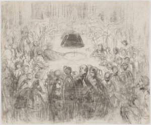 Salon hazardowy w Baden-Baden, 1858. autorstwa James Abbott McNeill Whistler