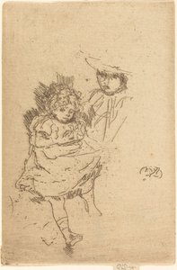 Cygańskie dziecko. autorstwa James Abbott McNeill Whistler