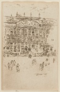 Wielki Plac, Bruksela, 1887. autorstwa James Abbott McNeill Whistler