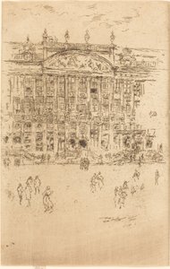 Wielki Plac, Bruksela, 1887. autorstwa James Abbott McNeill Whistler